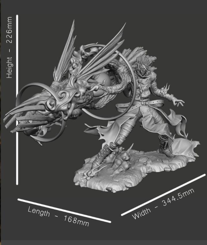 ヴァッシュ 1/10 トライガン 未塗装未組立 フィギュア ガレージ