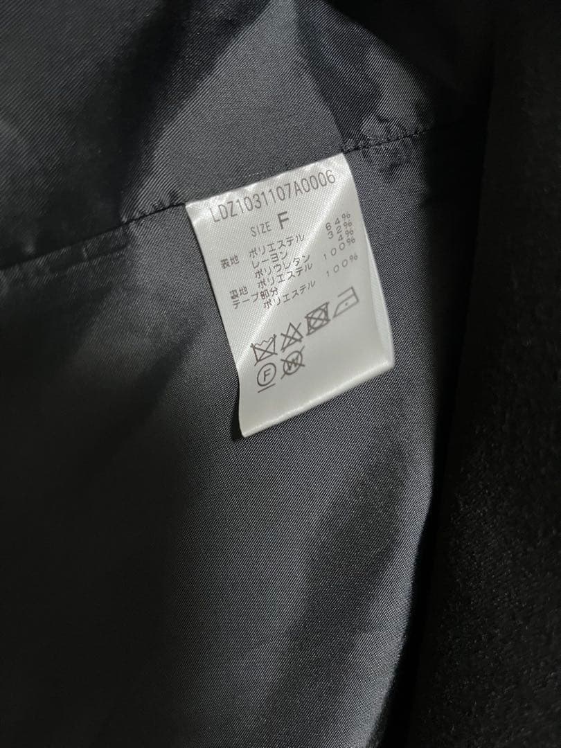 Loungedressラインジャケット　テーラード　ブラック