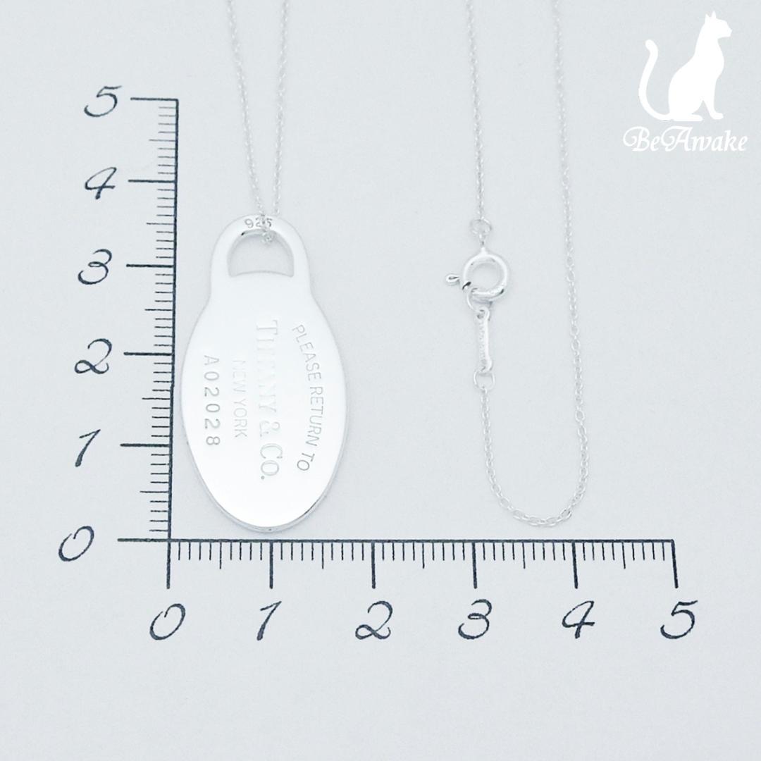 【新品仕上済】ティファニー リターン トゥ オーバルタグ ペンダント ネックレス