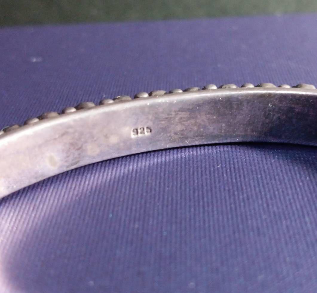 ターコイズ　SV925 ハングル　sterling刻印 ターコイズSV925 ハングルsterling刻印