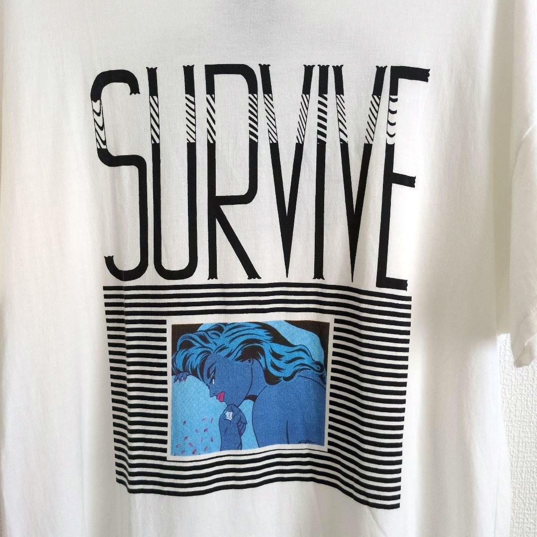 HSTERICS MONSTERS / SURVIVE プリントビックTシャツ