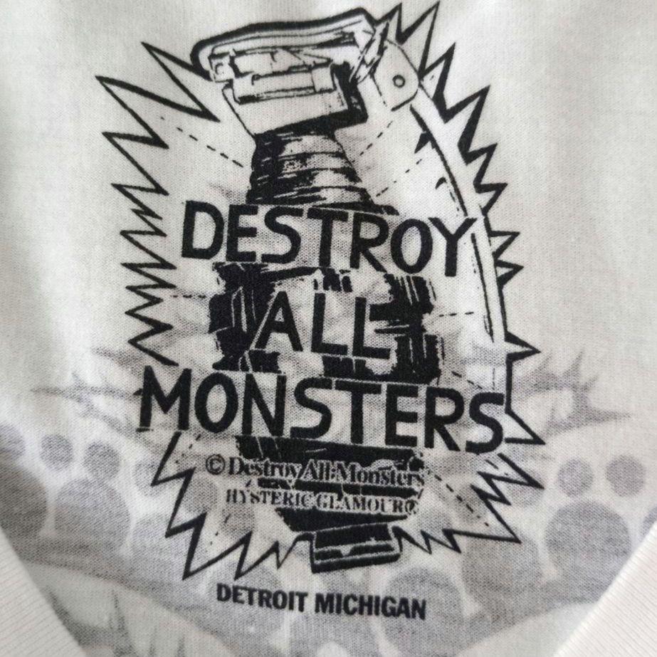 HSTERICS MONSTERS / SURVIVE プリントビックTシャツ
