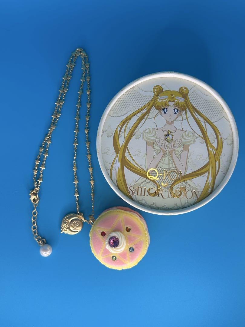 Q-pot×セーラームーンコラボ　クリスタルスターマカロンネックレス Q-pot × セーラームーン クリスタルスター マカロン ネックレス