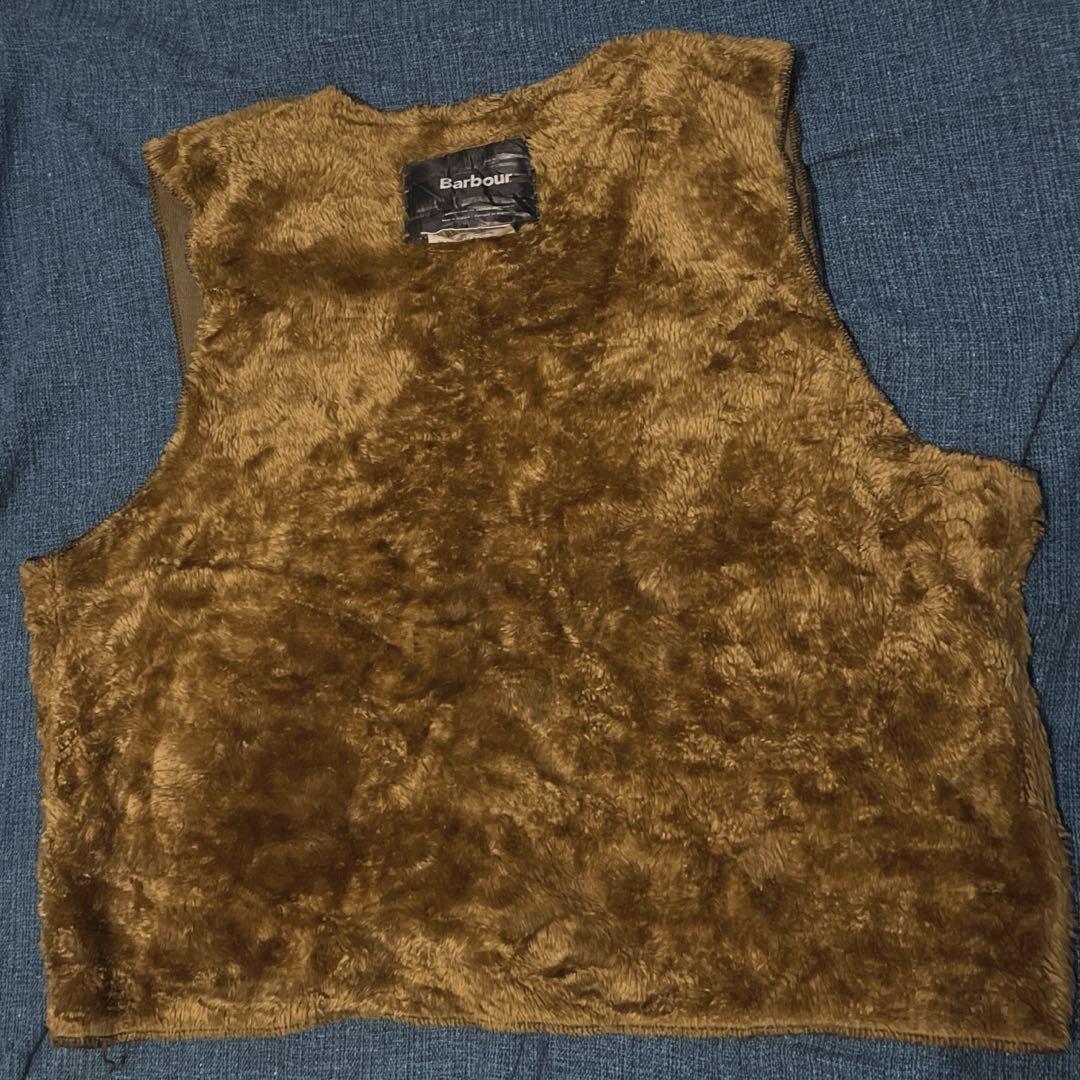 AkTk Barbour ファーベスト ブラウン　古着