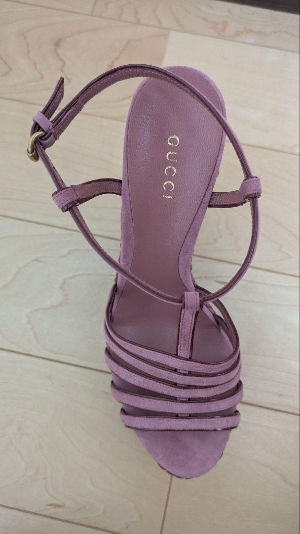の 人気アイテムランキング ピンク 週末値引！新品☆GUCCI ストラップサンダル 36 23cm/ 靴