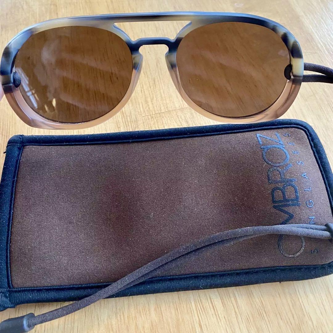 Ombraz DOLOMITE TortoiseフレームBrownレンズ週末価格