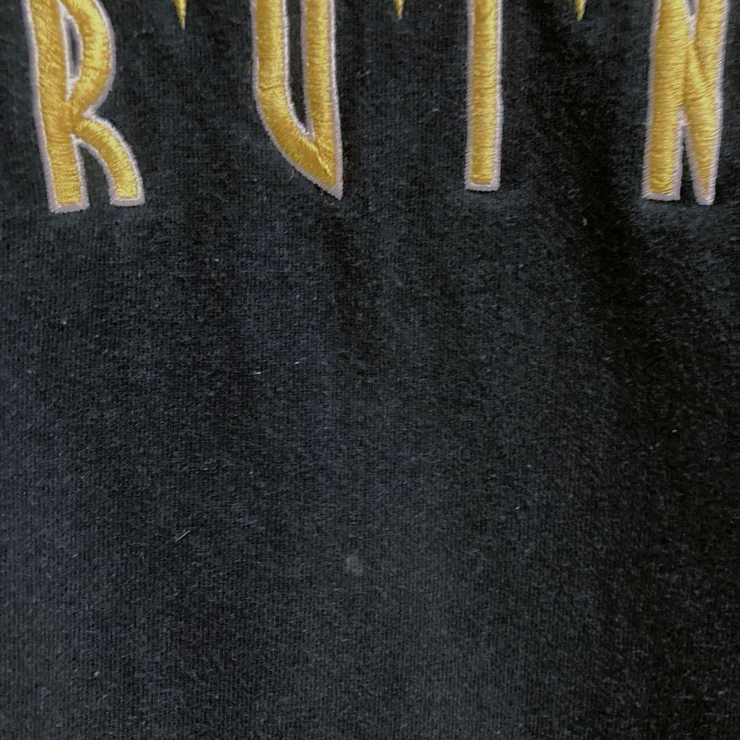 90sヴィンテージUSA製古着　NHL BRUINS 刺繍ロゴスエットトレーナー