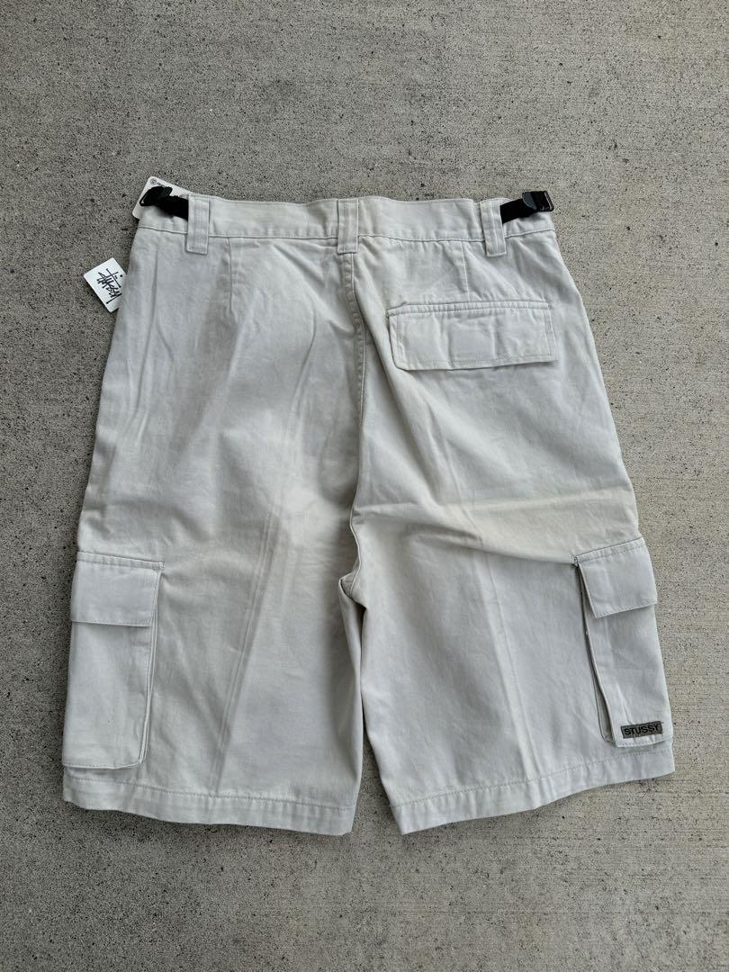 old stussy カーゴショーツ ブラック アメリカ製 90's サイズ32
