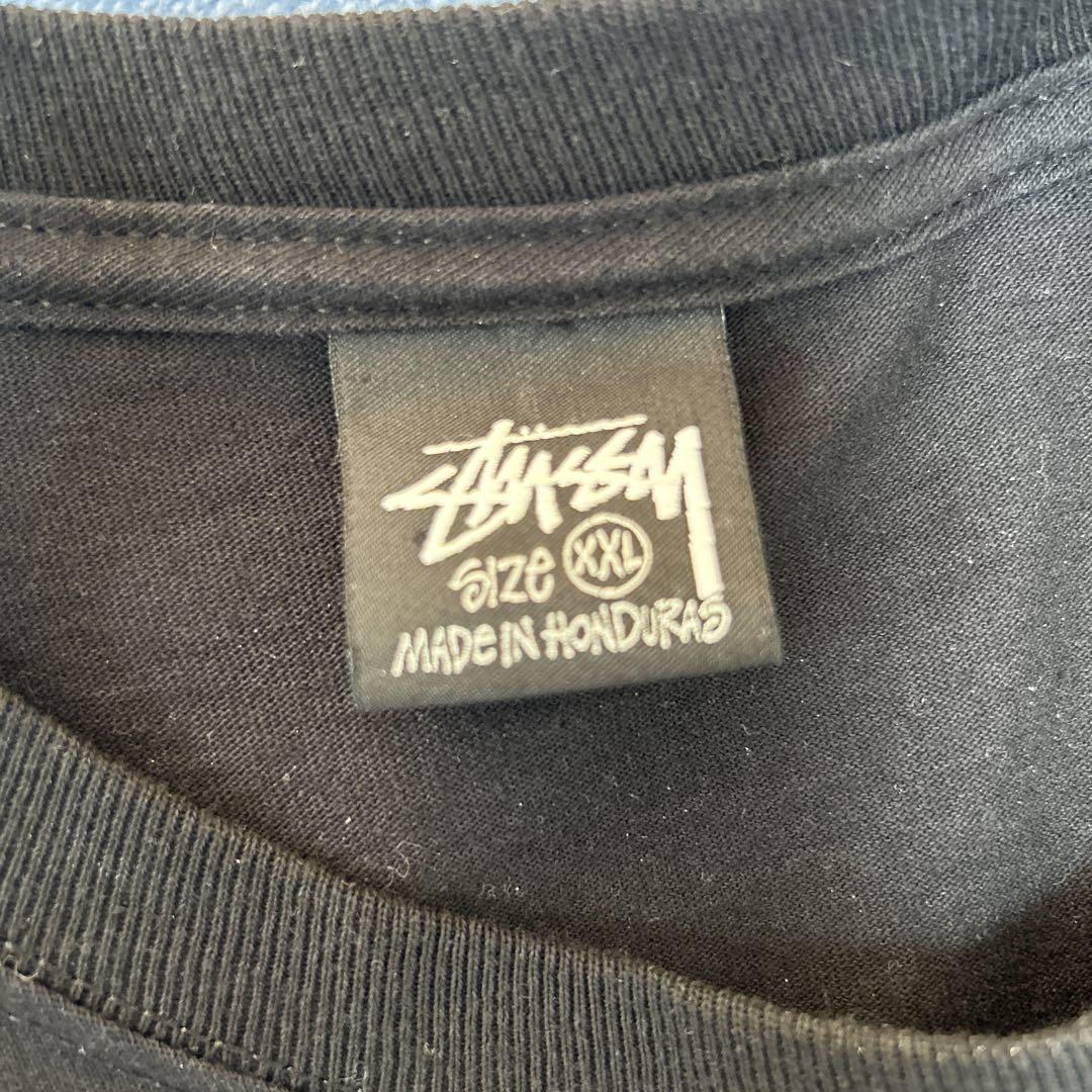 stussy ロンＴ　ブラック　XXL