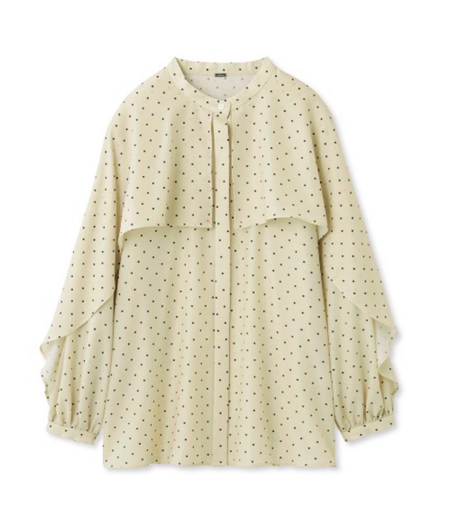 新品✽Mila Owen ケープカラーブラウス【手洗い可能】 - メルカリ