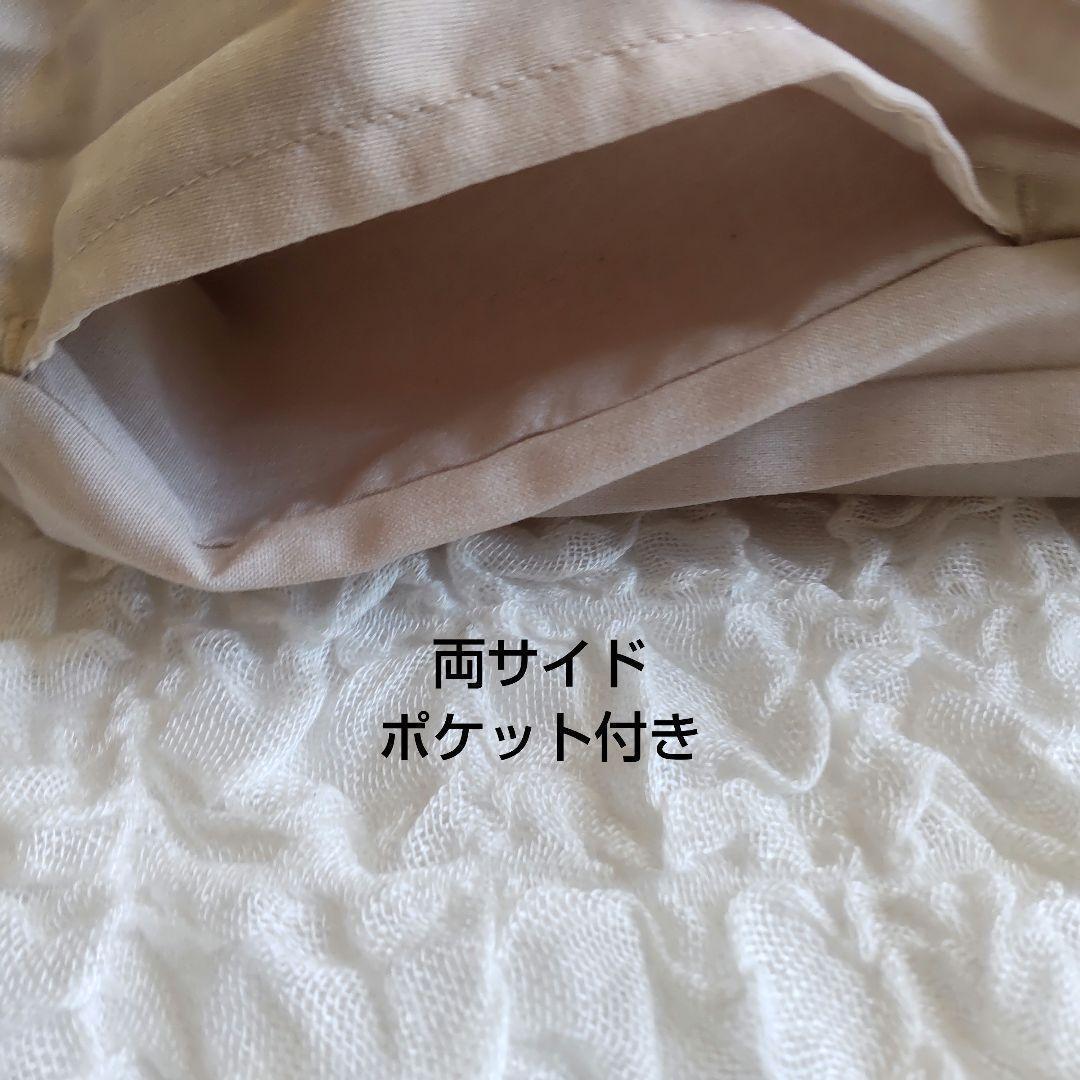 ハンドメイド作家 IKUさん 手描き リネン ワンピース 希少