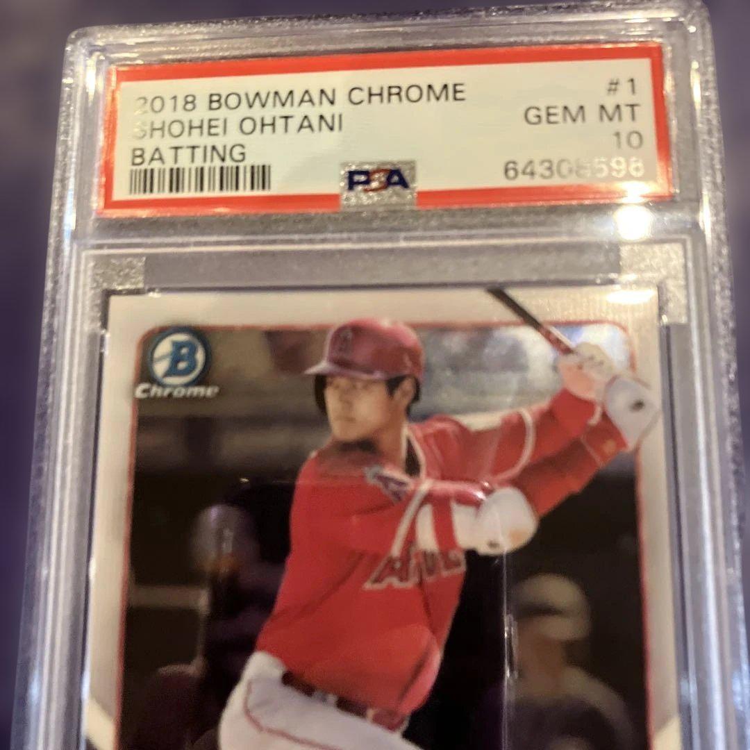PSA10　大谷翔平　初ホームラン　ルーキーカード　2018 Yahoo!オークション - 貴重 大谷翔平 PSA10 50枚限定 ルーキー