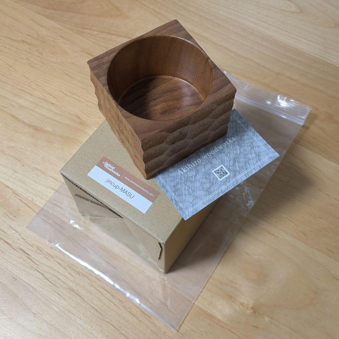 木製 jincup 升 四角形