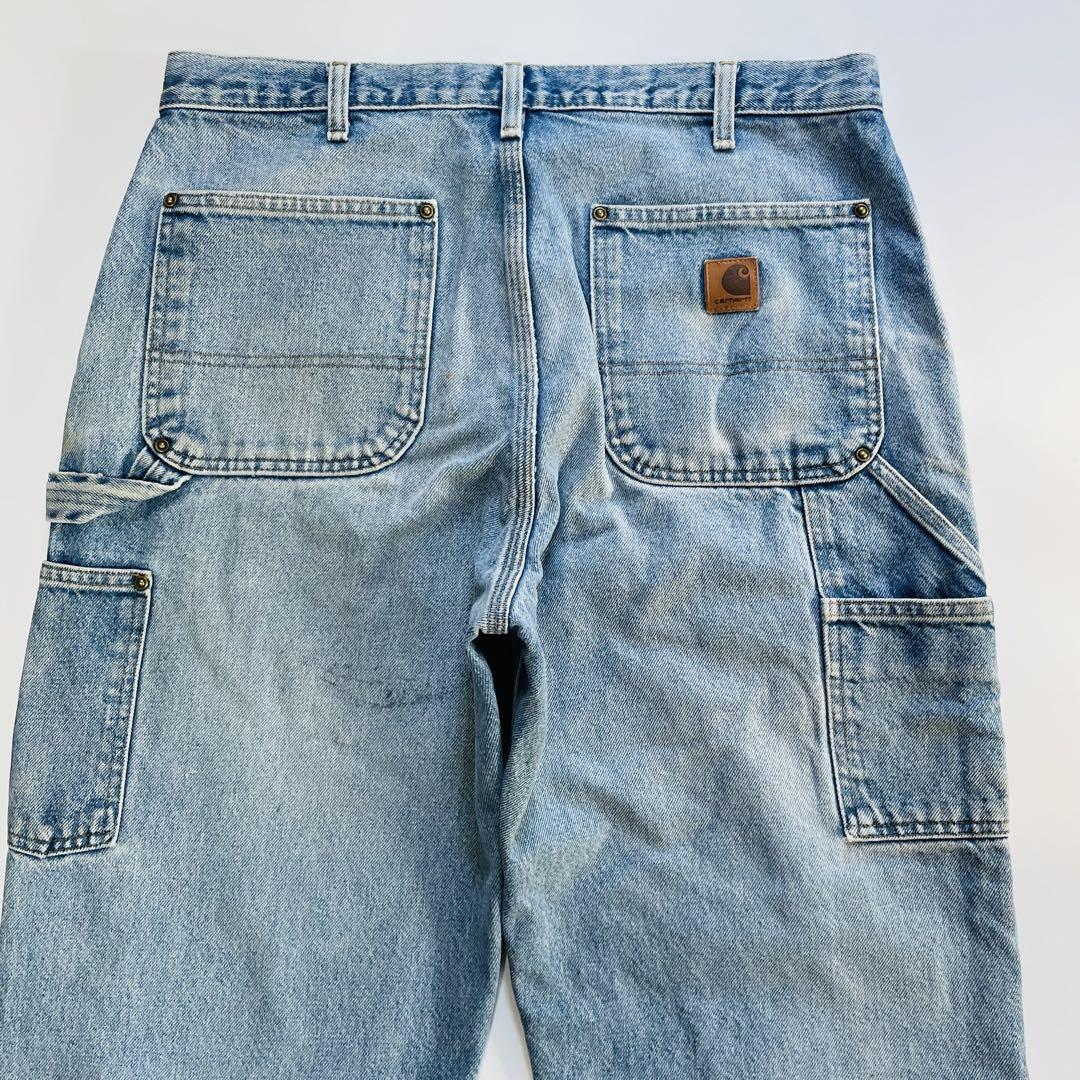 carhartt デニムダブルニーペインターパンツ 鬼フェード W34 L30 carhartt デニムダブルニーペインターパンツ 鬼フェード W34 L30