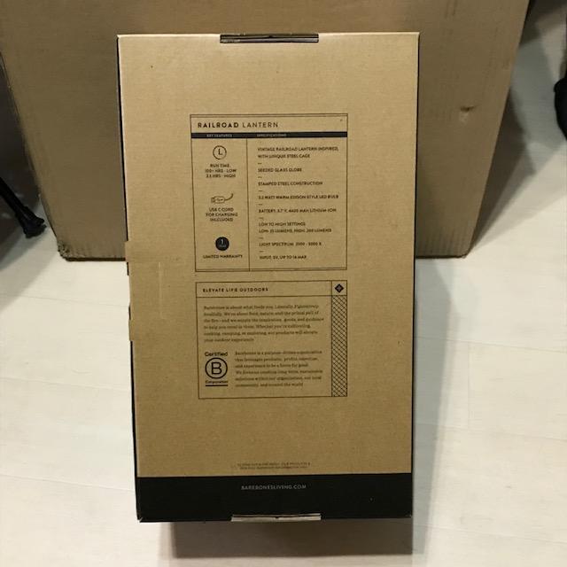 【ラスト1個】ベアボーンズ レイルロードランタン カスタム アンバー