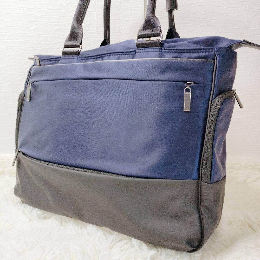 【極美品】ace エース トートバッグ ビジネスバッグ 多収納 大容量 A4