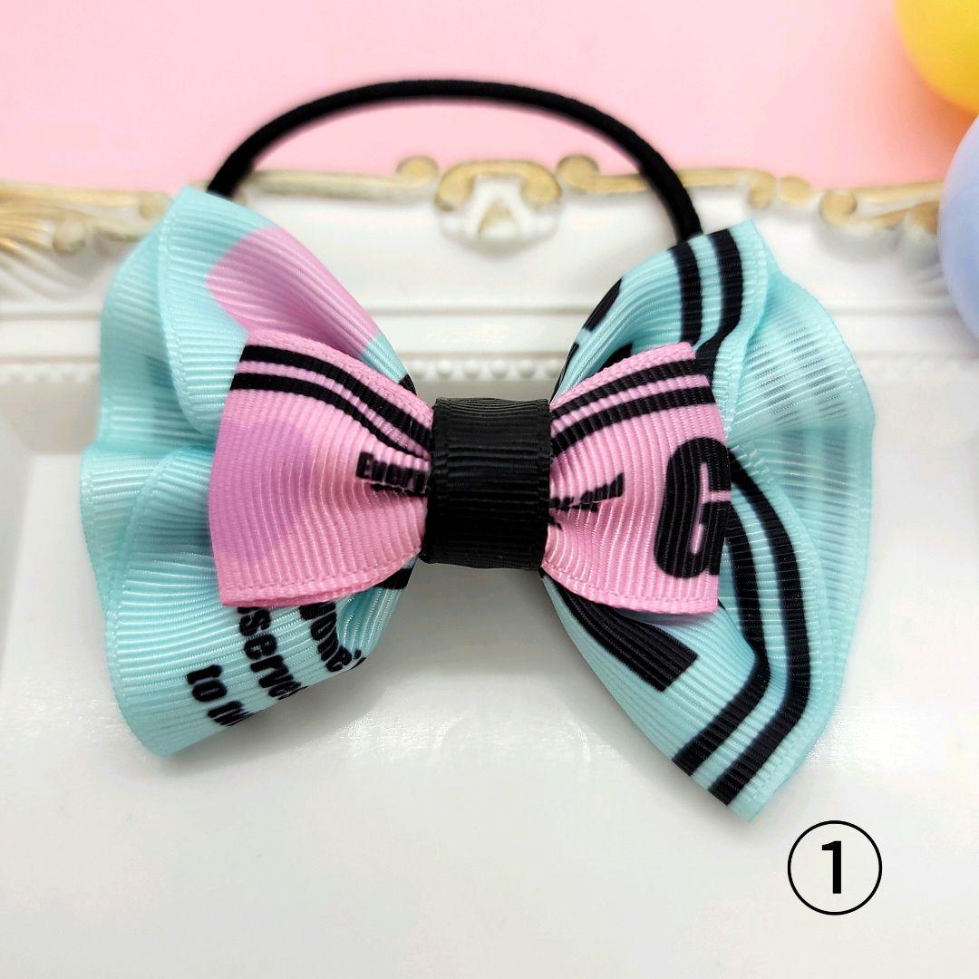 【ss24】ハンドメイド　リボン　ヘアゴム
