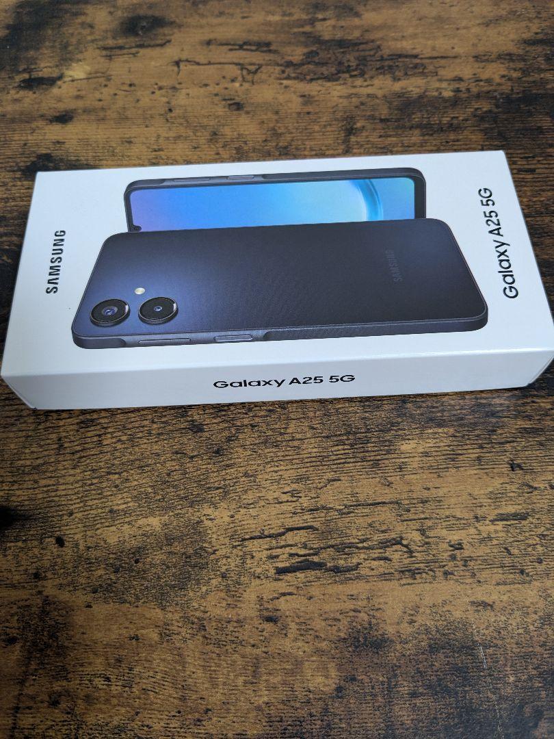 Samsung Galaxy A25 5G 本体 ブラック　スマホ　本体