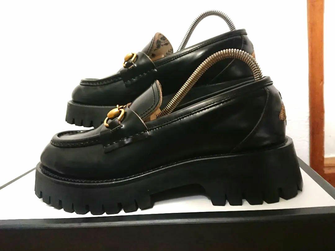 GUCCI ホースビットローファー ラグソール 37 1/2