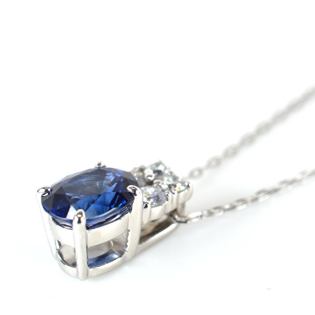 特価商品  新品仕上げ済】GINZA TANAKAプラチナブルーサファイアダイヤ アクセサリー
