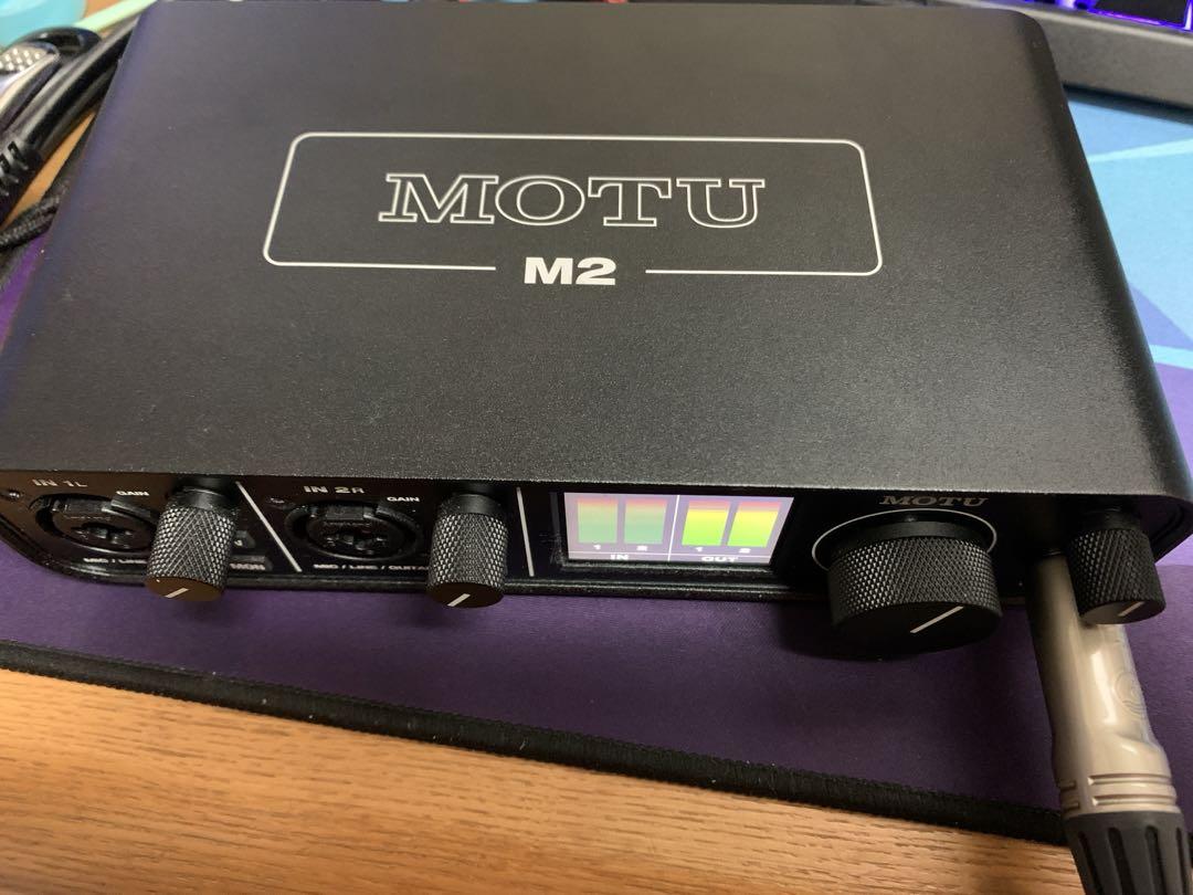 motu m2オーディオインターフェース