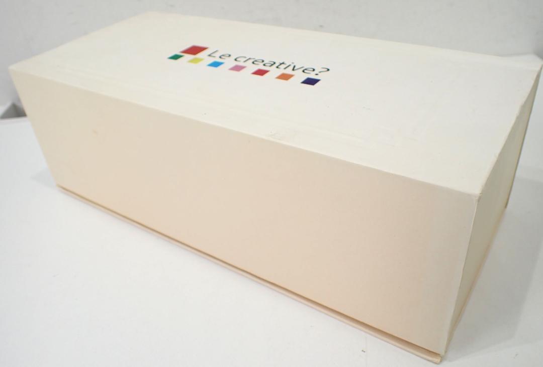 超美品 lecreative? ツイード パンプス 23.5ハイヒール ミュール