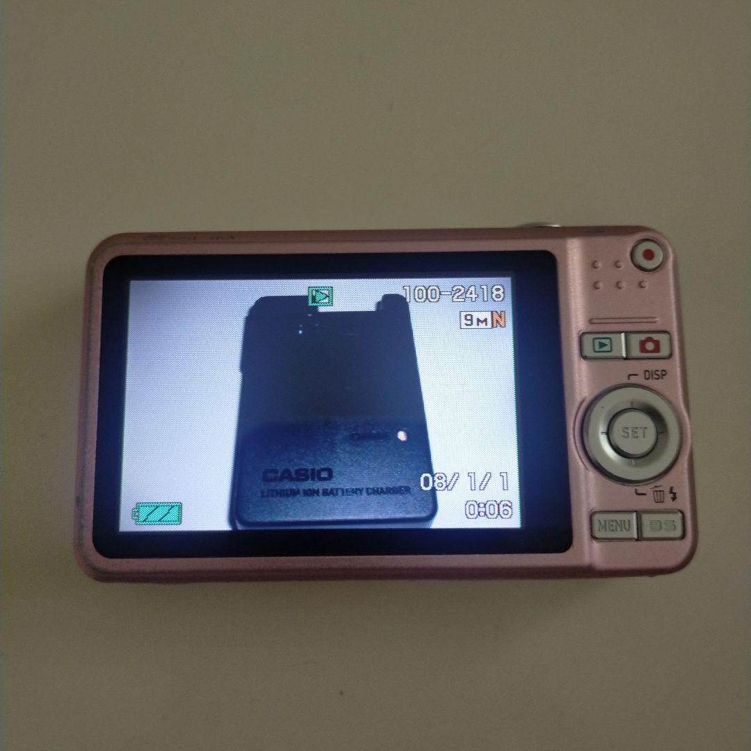動作確認 CASIO EXILIM EX-Z85 デジカメ ピンク