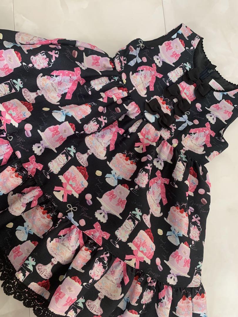 メゾピアノ♡美品♡限定♡ケーキならワンピース♡110センチ