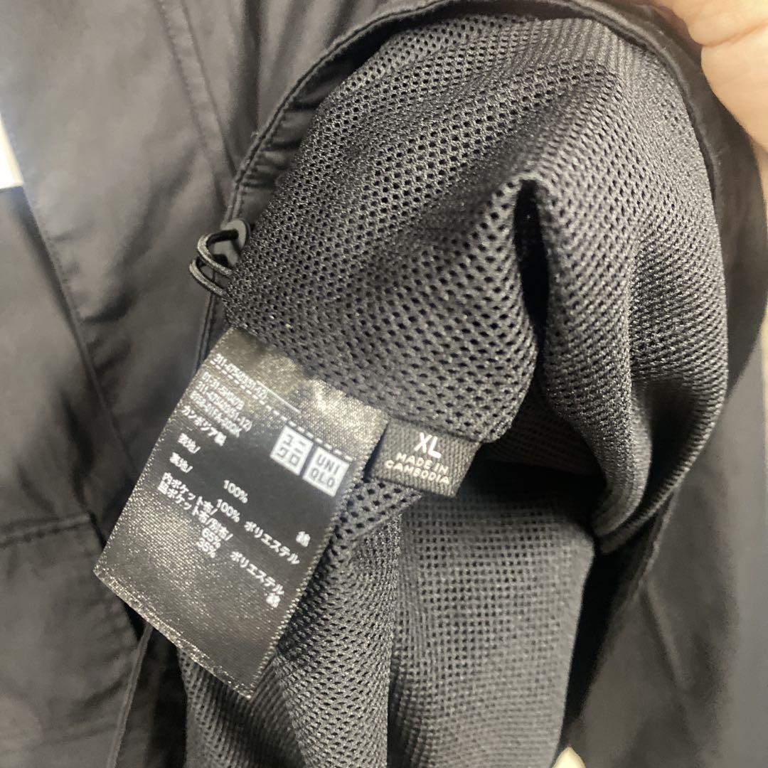 ユニクロC コットンショートブルゾン　ブラック　XL