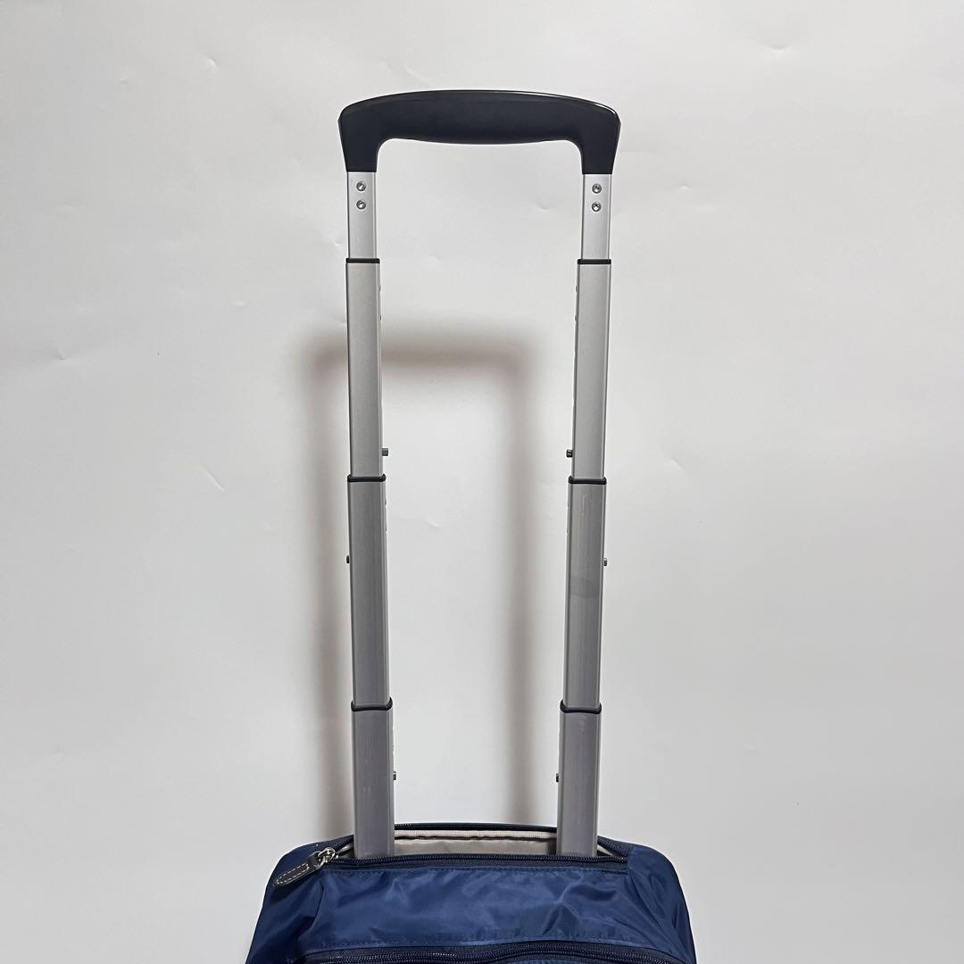 ace.　トローリーバッグ　キャリー付きバッグ　キャリーバッグ　ブルー