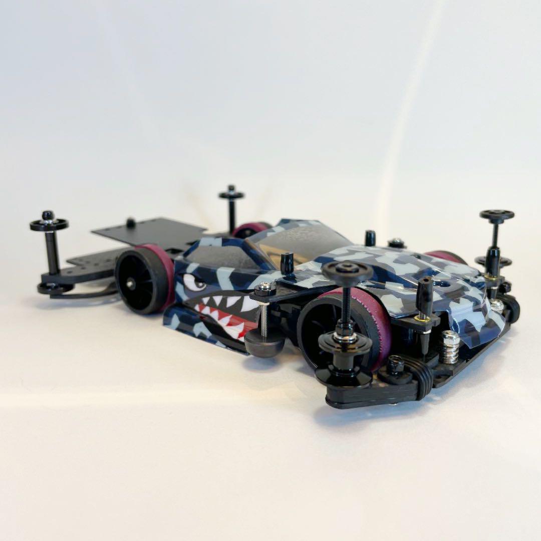 通販高評価 ミニ四駆カスタム完成品 MSフレキ×ATピボット×アンカー wcjk8-m56755616982 フルカーボン 新作特価