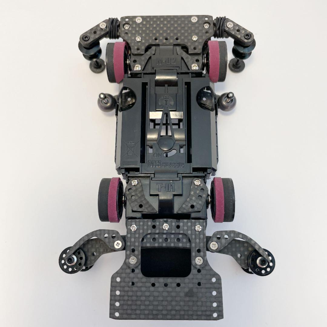 通販高評価 ミニ四駆カスタム完成品 MSフレキ×ATピボット×アンカー wcjk8-m56755616982 フルカーボン 新作特価
