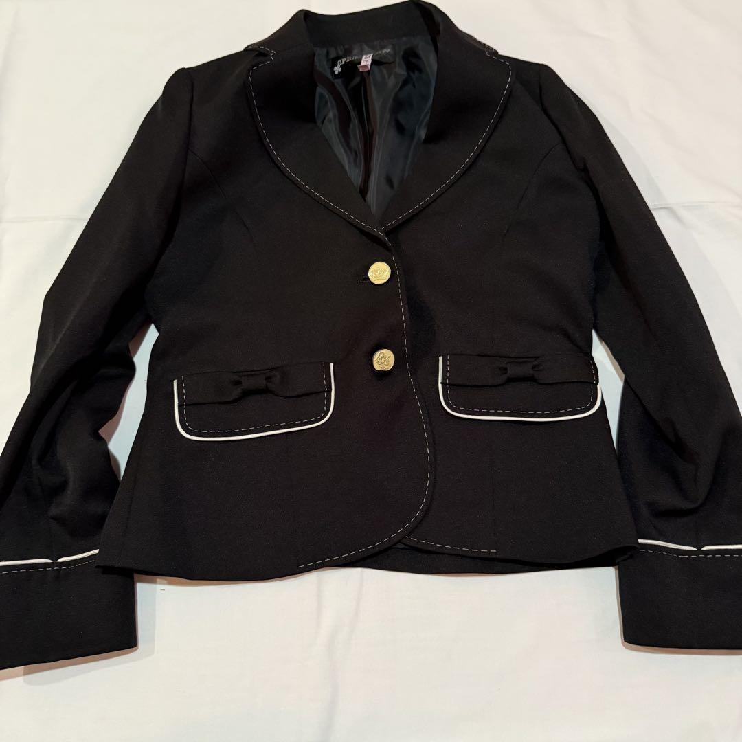 美品 スパイスキャンディ 女の子 160 フォーマル 卒服　チェック リボン