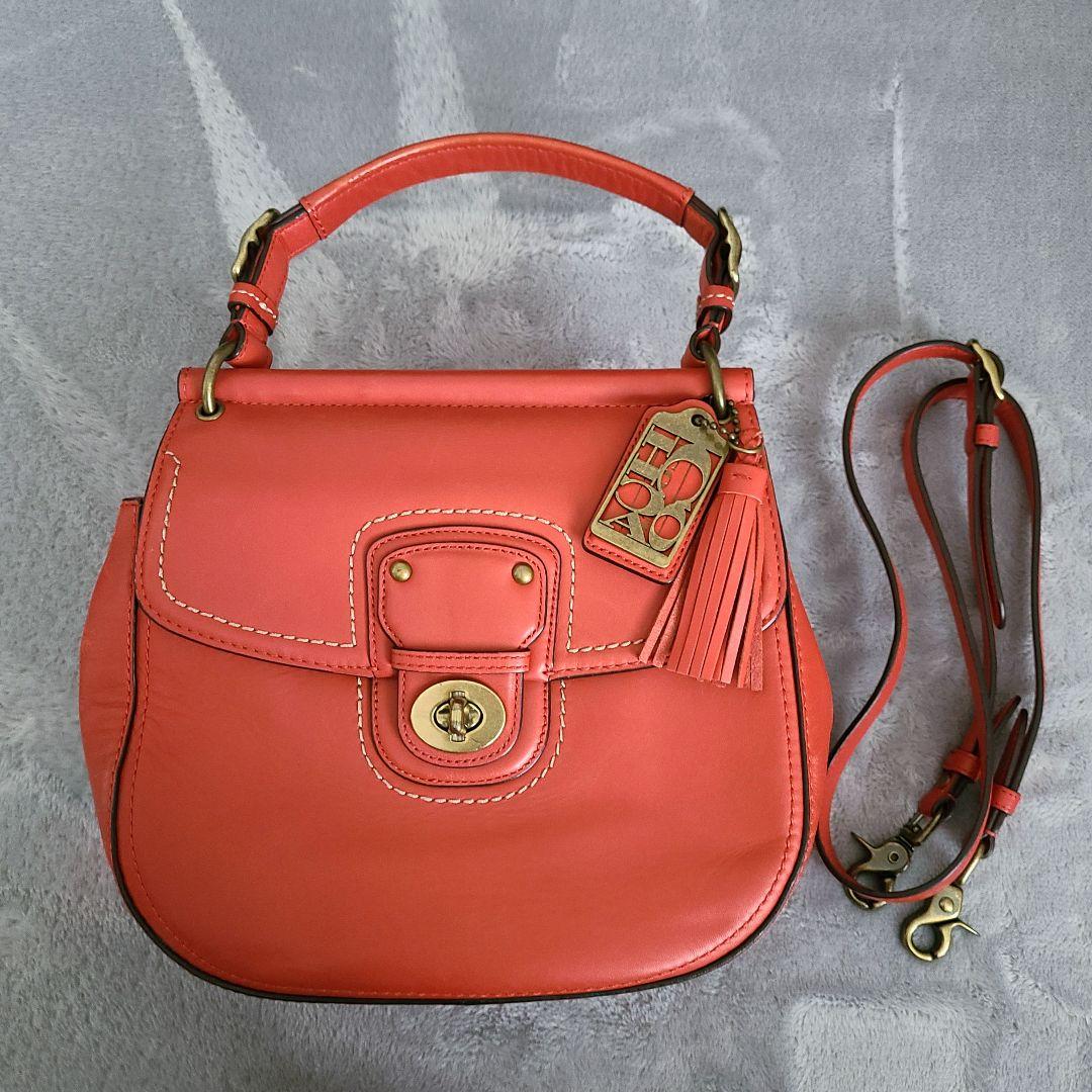 COACH レザー ショルダーバッグ ハンドバッグ 2way