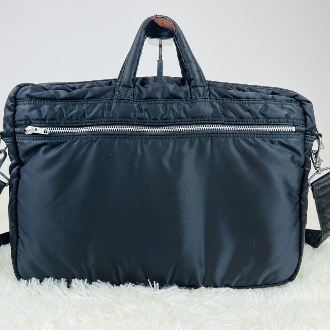 【美品】PORTER タンカー 2way ビジネス　ブリーフケース　ブラック
