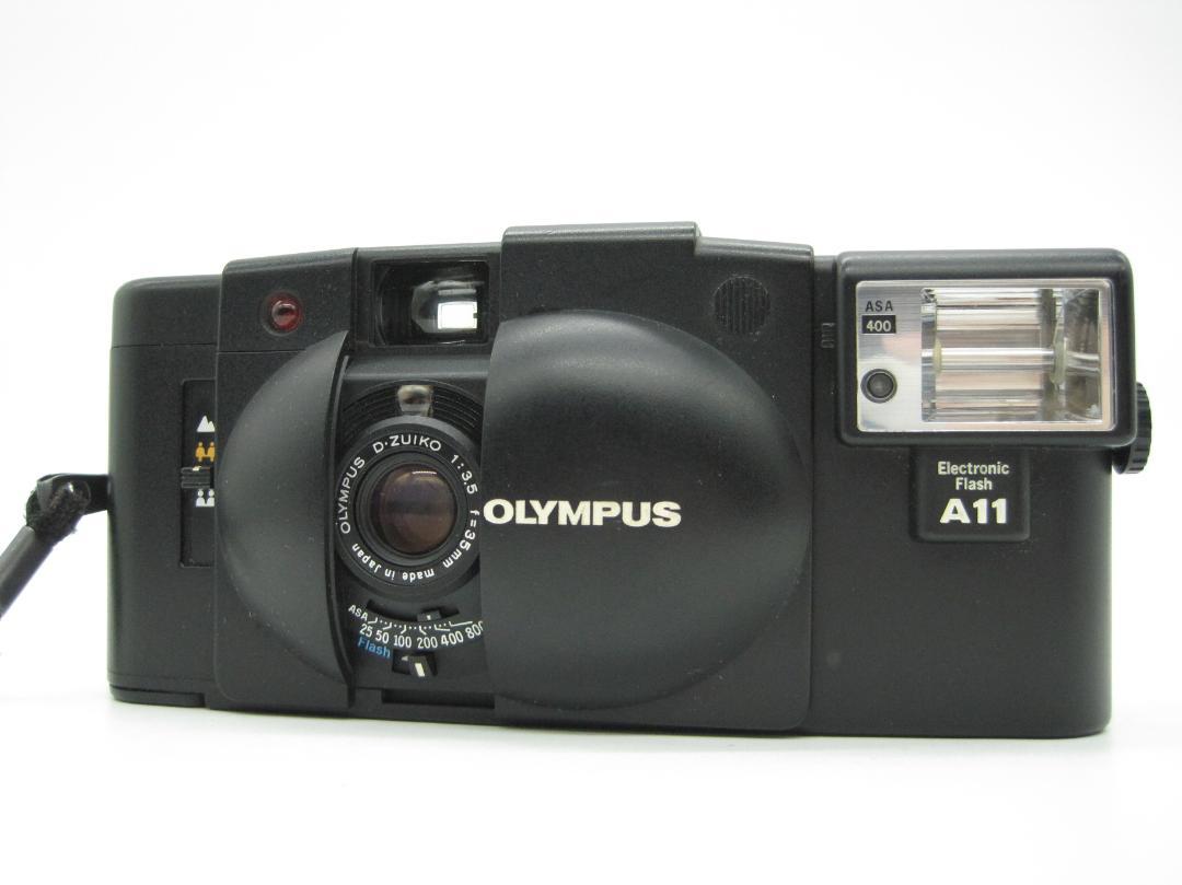 【極美品✨完動品】OLYMPUS XA2 （フラッシュ付き）フィルムカメラ