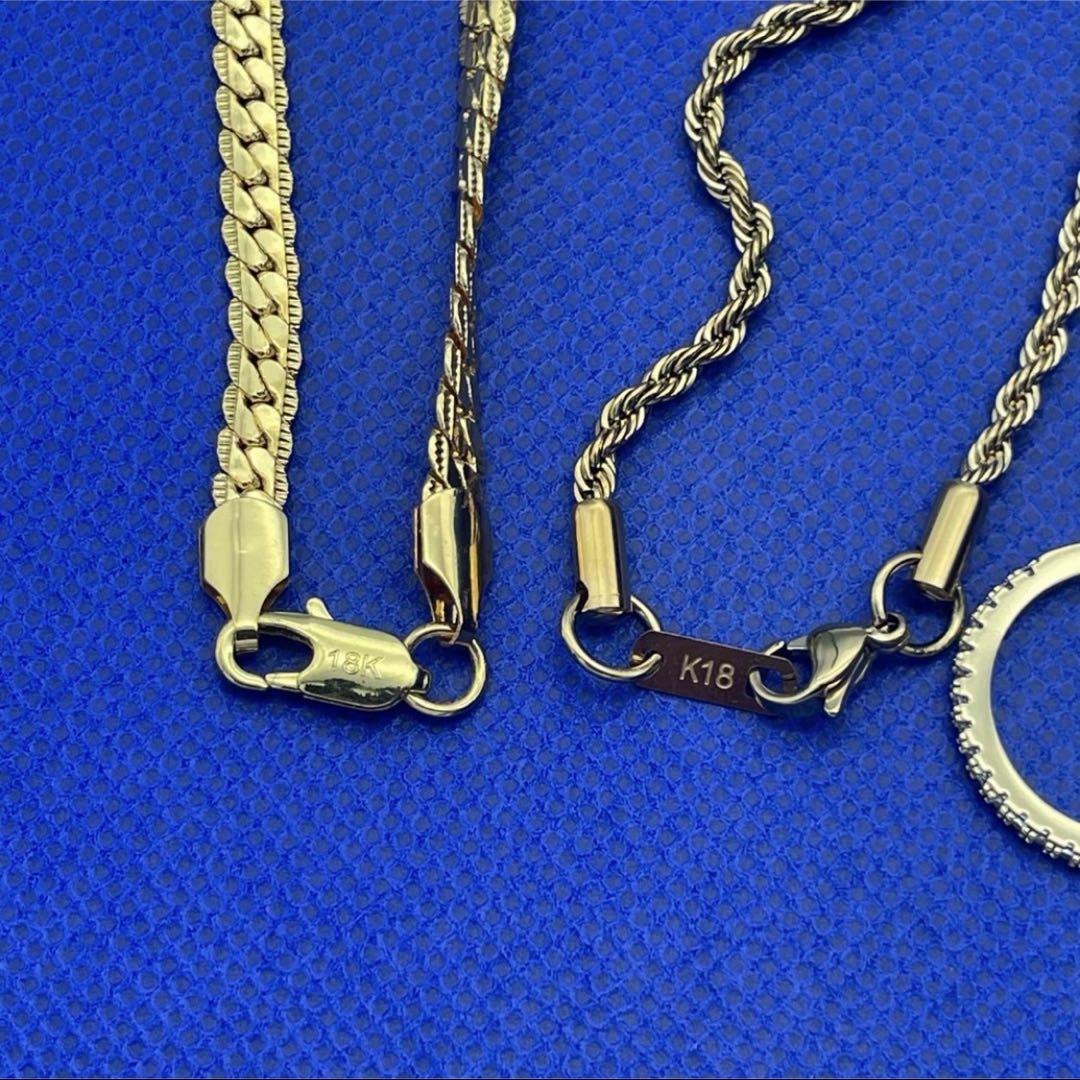 遺品整理【18k】刻印ありまとめ売り 遺品整理 ネックレス 18k刻印有り 55cm - メルカリ