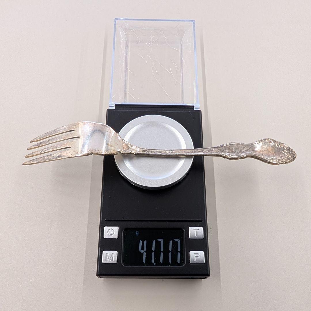 フォーク　ミニ　銀製　シルバー　カトラリー　食器　アンティーク　アメリカ