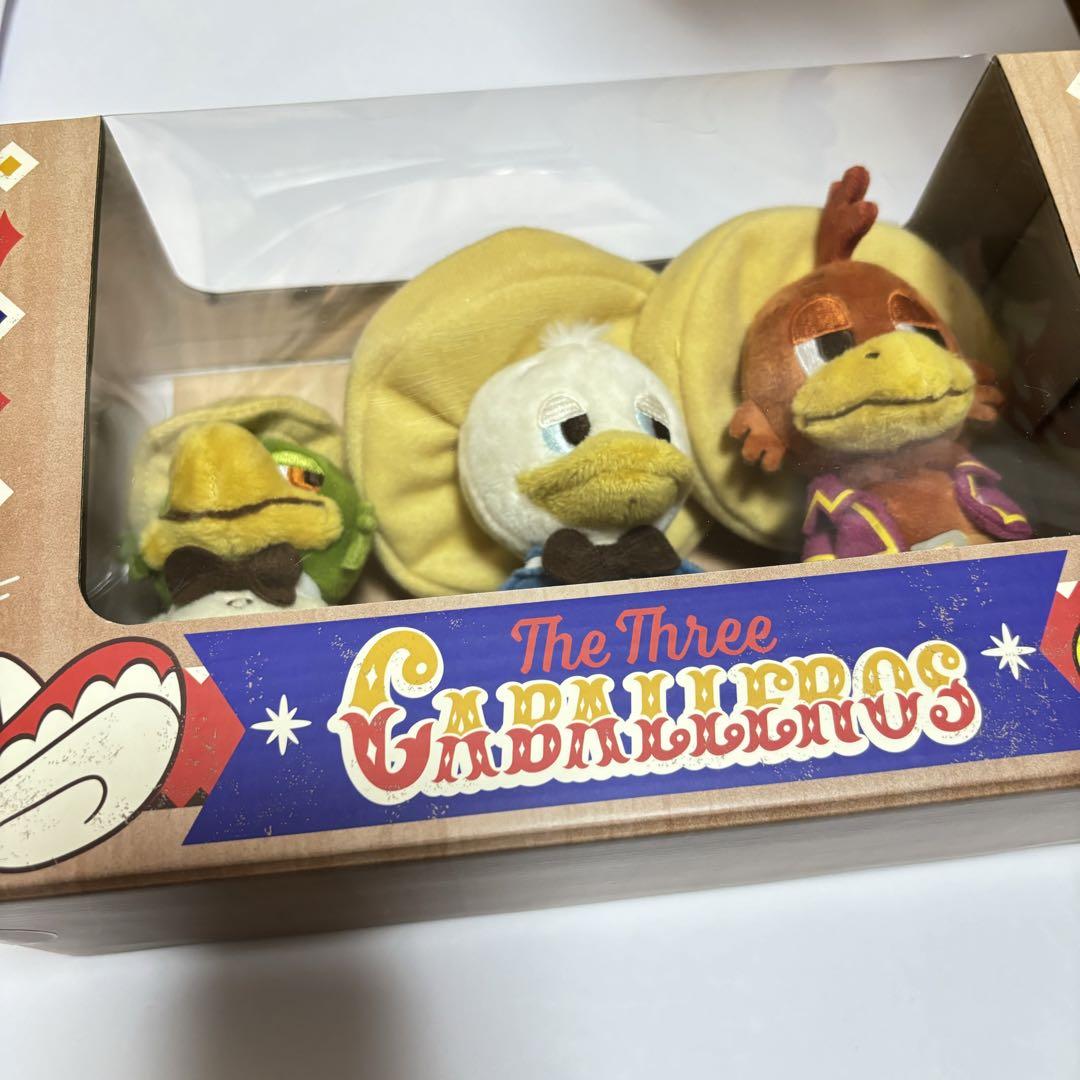 ディズニーストア スタンディーズ 三人の騎士 ドナルド パンチート ホセ