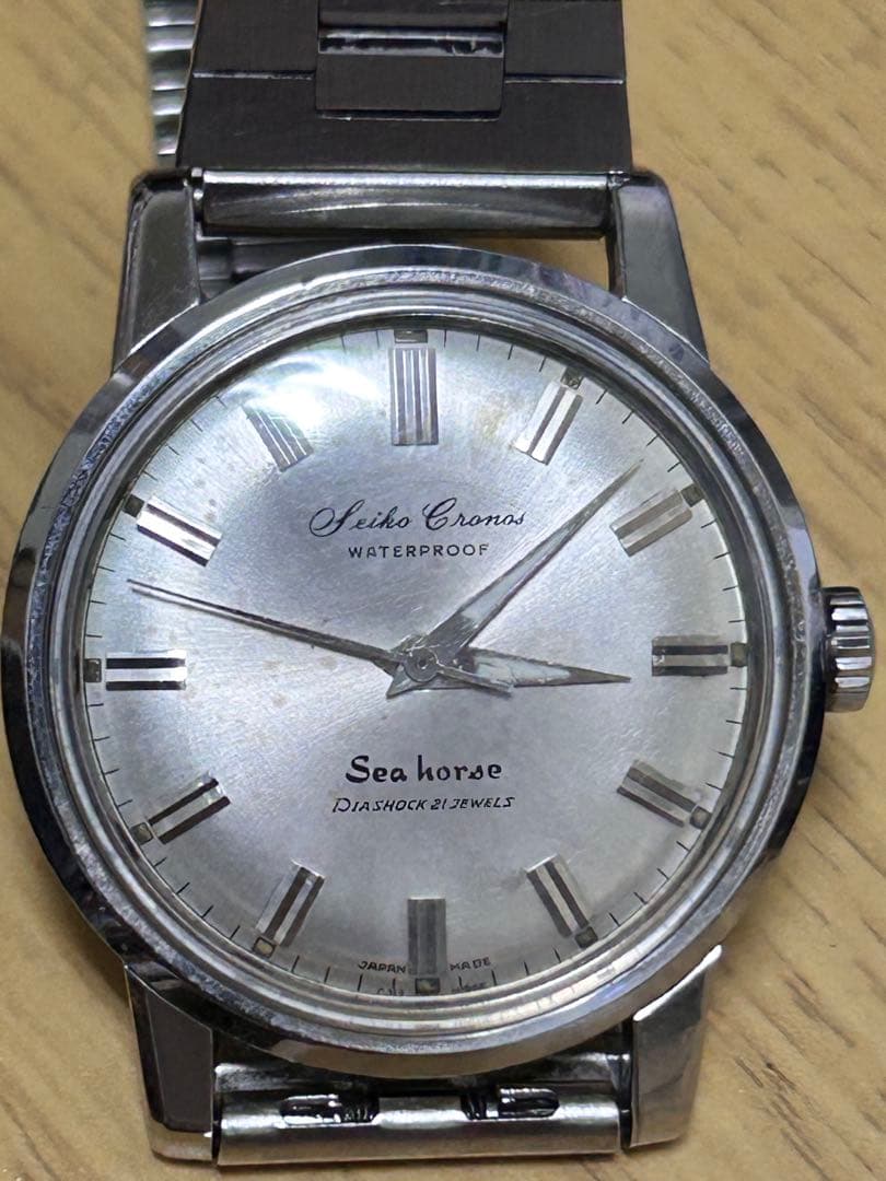 精工舎SEIKOクロノスシーホース21jewelsビンテージ稼働品