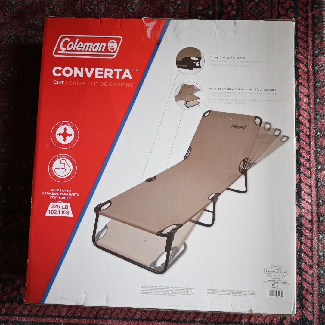 Coleman コット ベッド リクライニング　コンバータ