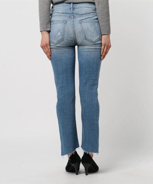 o to ri yo se ka MOTHER INSIDER CROP STEP FRAY サイズ24 パンツ