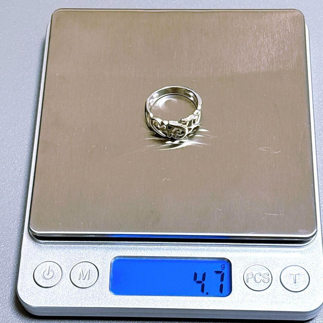 【美品】14号 Tiffany ティファニー トリプルラビングハート リング