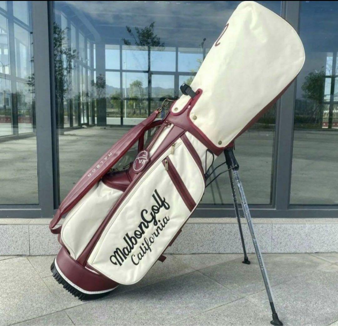 マルボンゴルフ キャディバッグ malbon golf バック 男女兼用 マルボンゴルフ malbon golf キャディバッグ キャディーバック