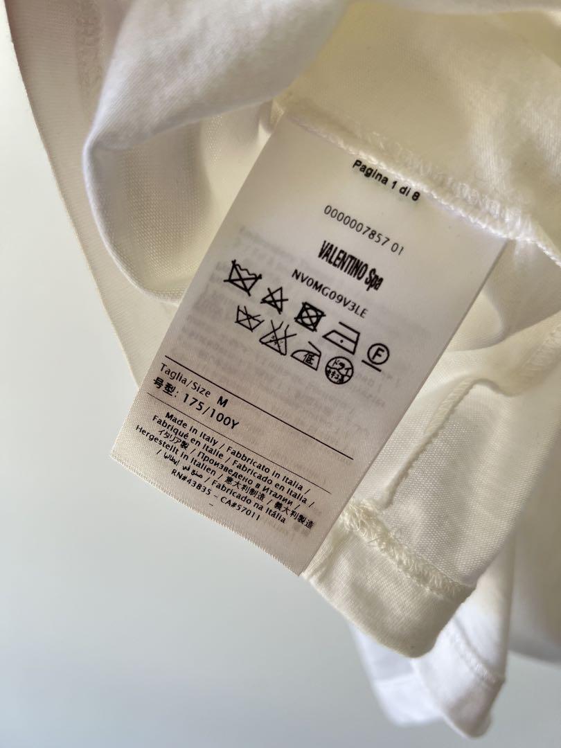 〈新品タグ付き〉VALENTINO VLTN ビーズ刺繍Tシャツ ユニセックス