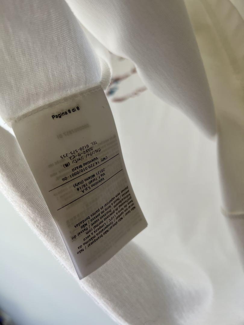〈すぐ届く！〉特別SALE！VALENTINO VLTN ビーズ刺繍Tシャツ 新品タグ付き〉VALENTINO VLTN ビーズ刺繍Tシャツ ユニセックス