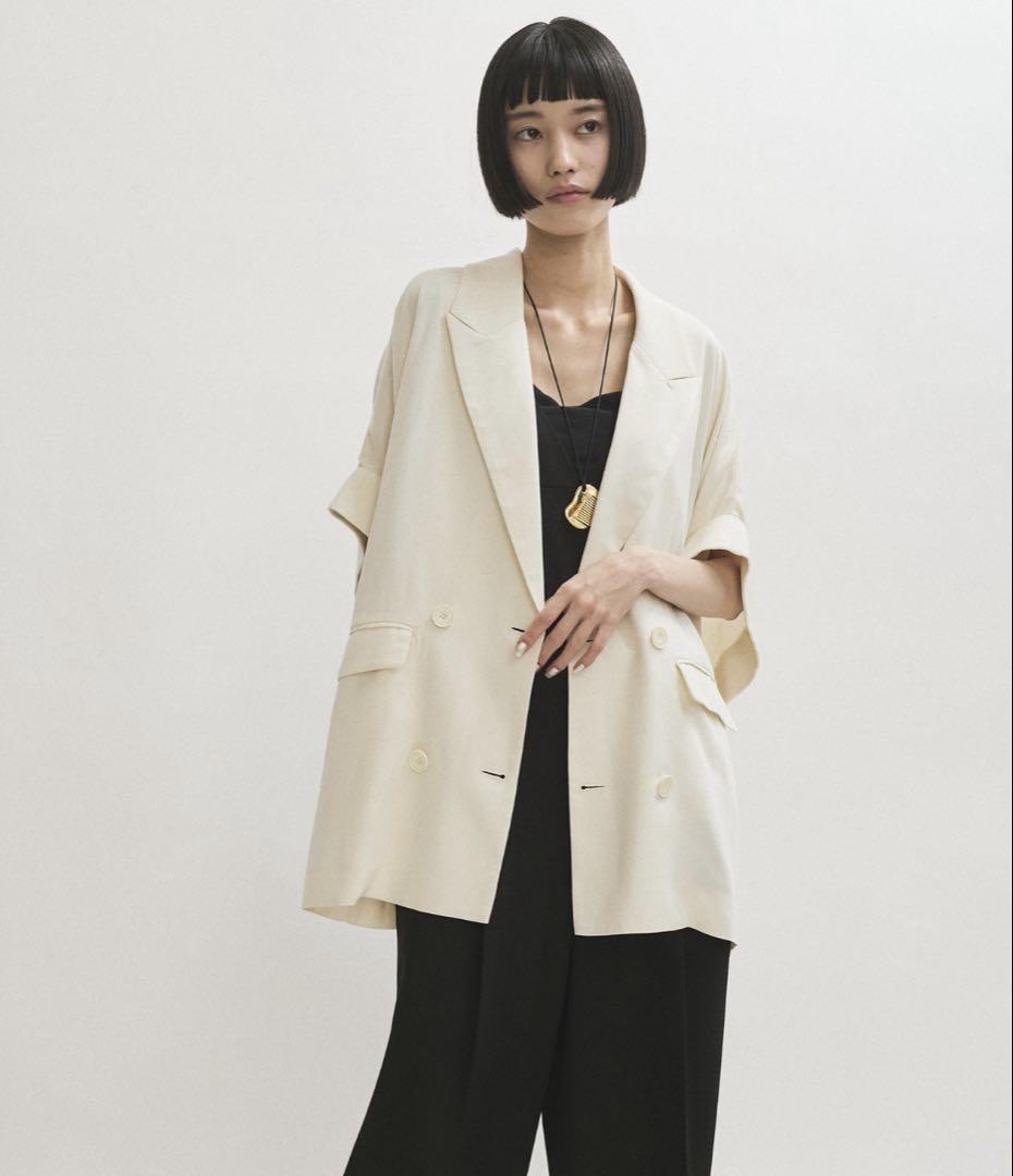 極美品★ ADAM ET ROPÉ サステナブルショートスリーブシャツJk