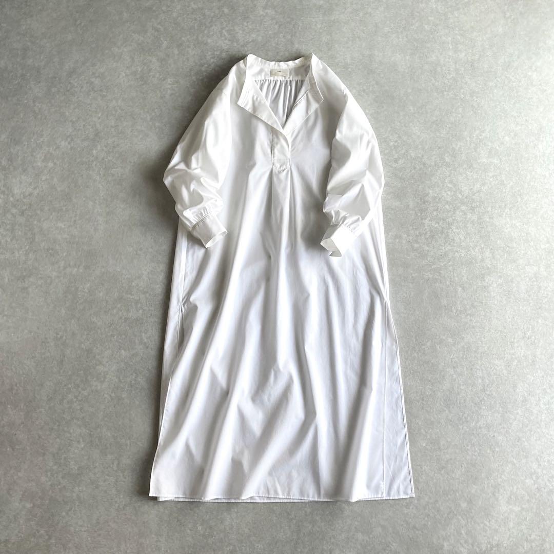 human woman １００／－ タイプライターシャツワンピース 日本製