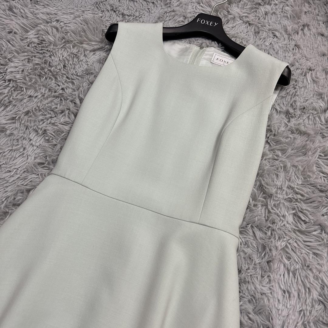 Foxey Aライン ワンピース40 美品✨定価13万 フォクシー リリーフレア Aラインフレア