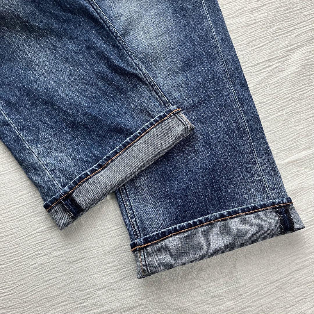 ✨美品✨ヘルシーデニム ピンクペッパー ストレート デニム パンツ 25 ワイド